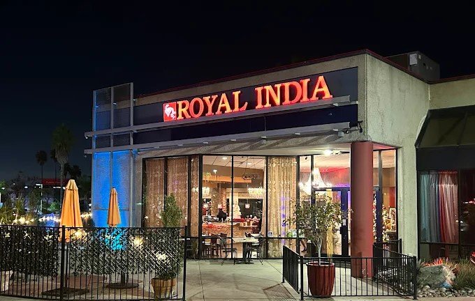 Interior of Royal Indian Restaurant in San Diego serving authentic Indian cuisine